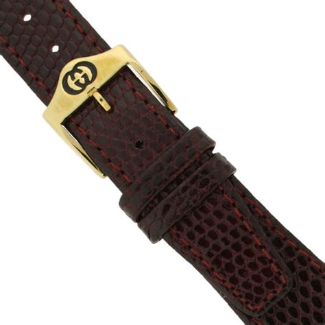 leather strap for gucci buckles|Gucci watch bands for sale.